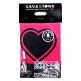 Chalk Heart Tee with Stencil and Pen - Denny's