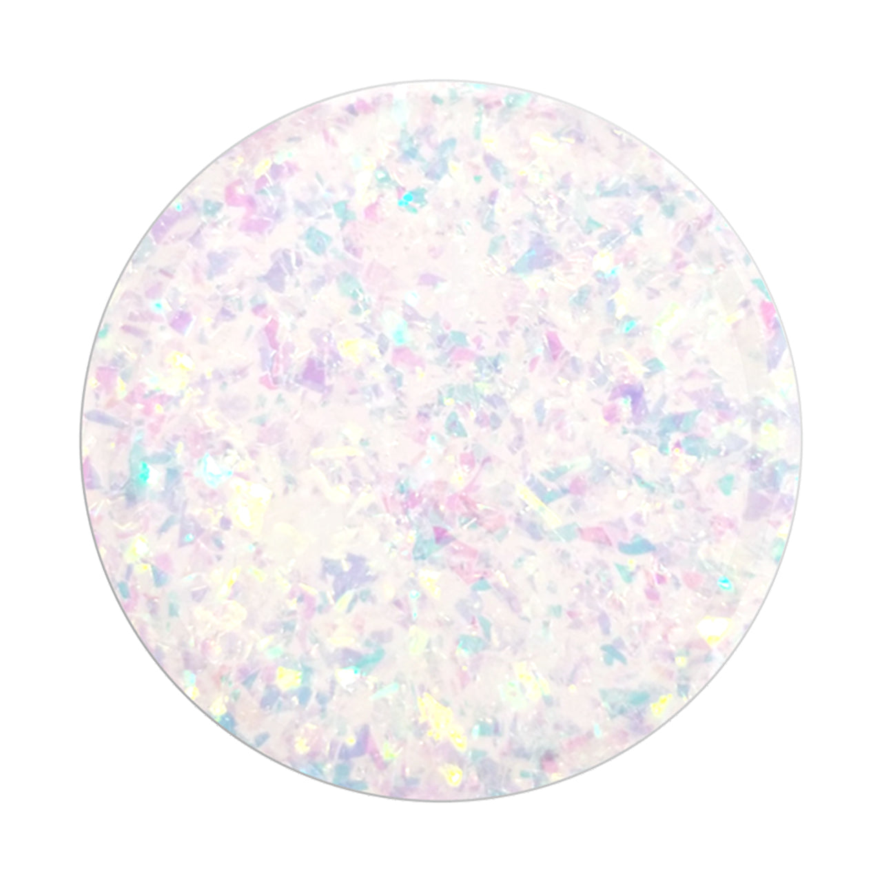 Iridescent Confetti White Pop Grip - Denny's