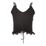 Drawstring Ribbed Cami - Denny's