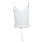 Drawstring Ribbed Cami - Denny's