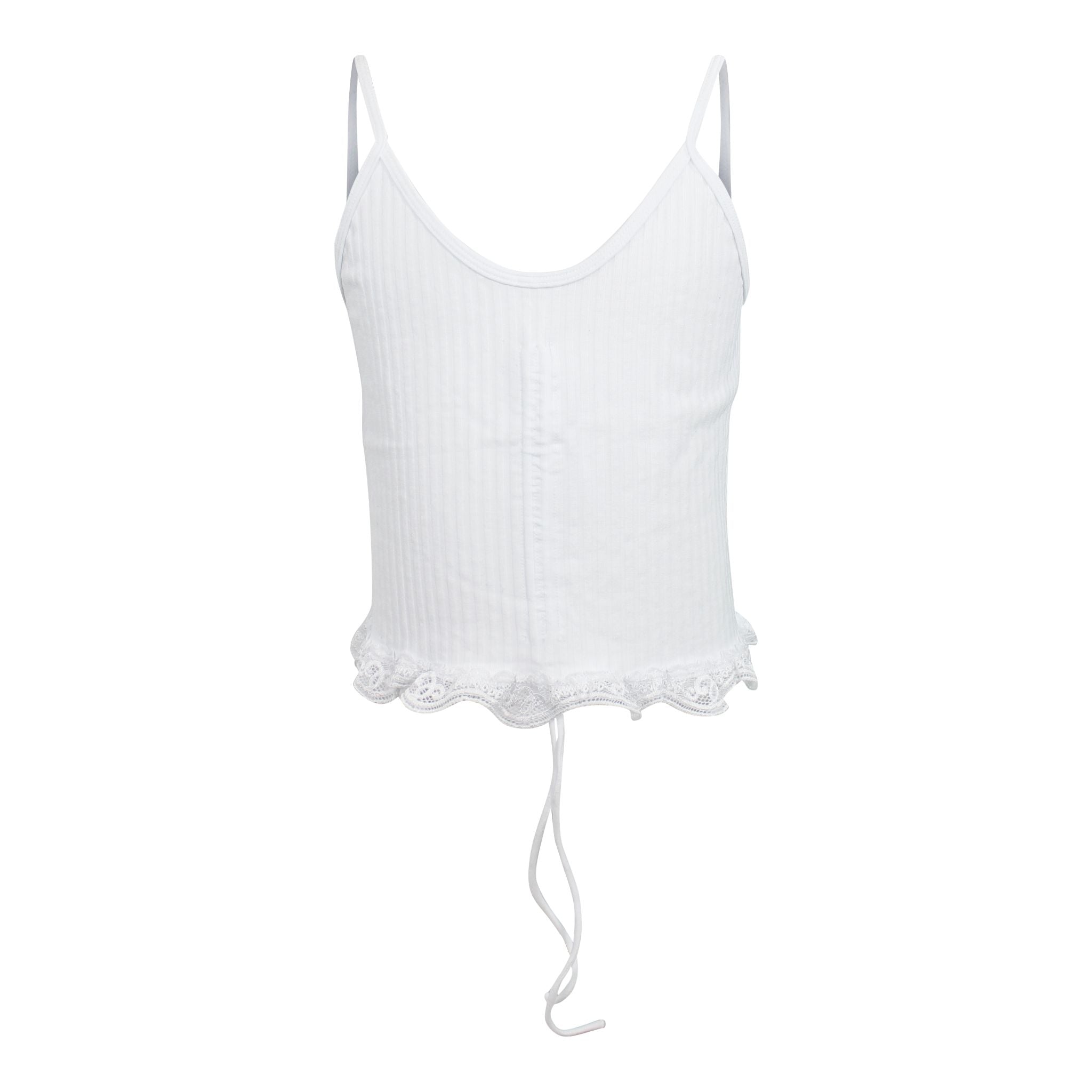 Drawstring Ribbed Cami - Denny's