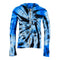 Blue Tie Dye Zip Hoodie - Denny's