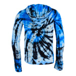 Blue Tie Dye Zip Hoodie - Denny's