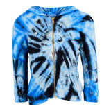 Blue Tie Dye Zip Hoodie - Denny's