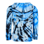 Blue Tie Dye Zip Hoodie - Denny's