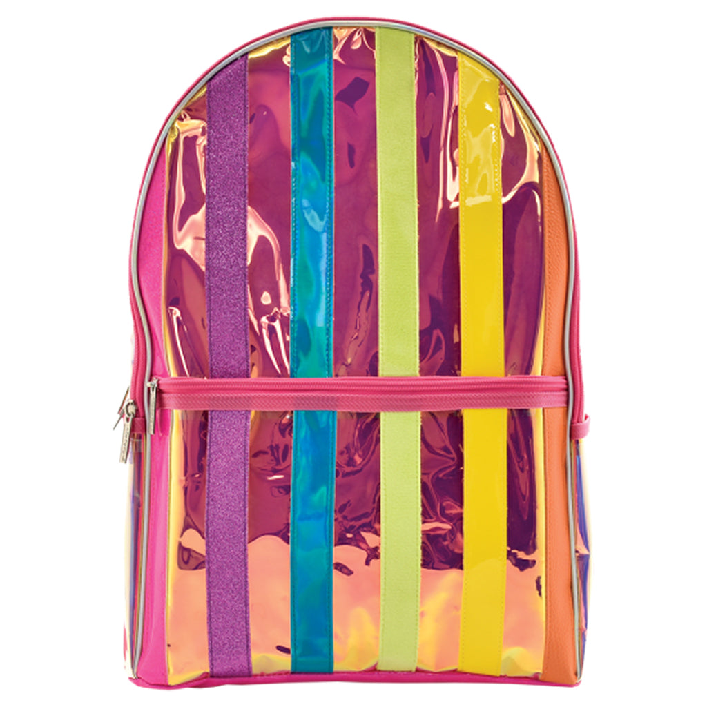 Iiridescent Striped Back Pack - Denny's
