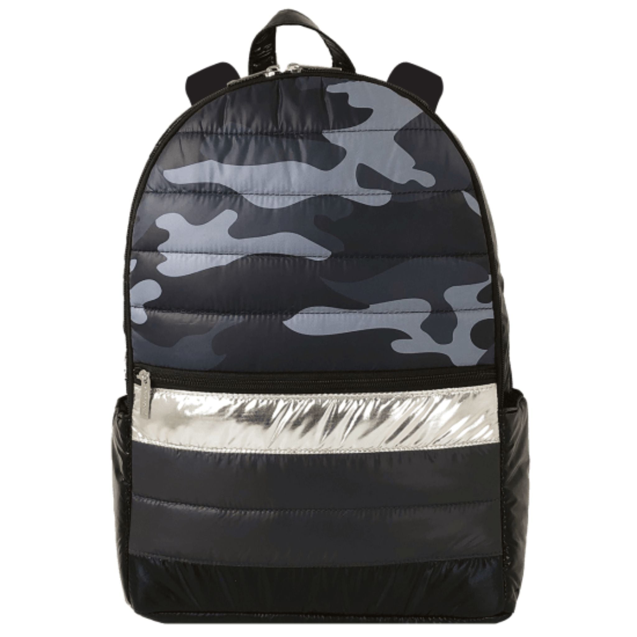 Black Camo Puffer Backpack - Denny's