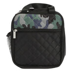 Green Camo Quilted Lunch Tote - Denny's