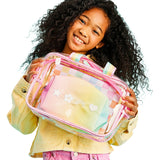 Ombre Checkerboard Trio Cosmetic Bag - Denny's
