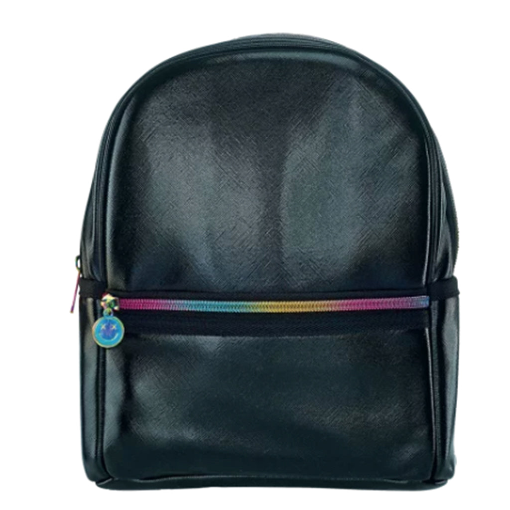 Metallic Backpack with Rainbow Zipper - Denny's