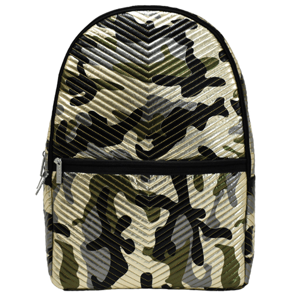 Metallic Camo Chevron Backpack - Denny's