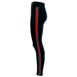 Red Side Stripe Legging - Denny's