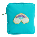Rainbow Varsity Patch Accessory Bag - Denny's