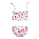 Floral 2pc Smock Top Bikini - Denny's
