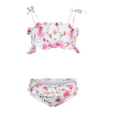 Floral 2pc Smock Top Bikini - Denny's