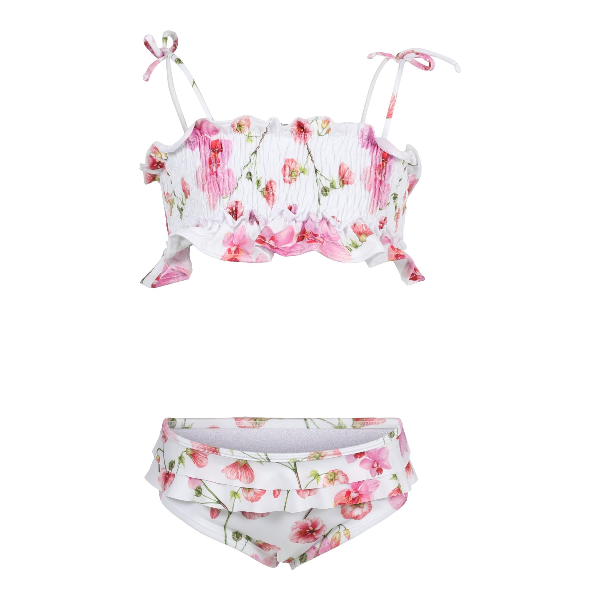 Floral 2pc Smock Top Bikini - Denny's
