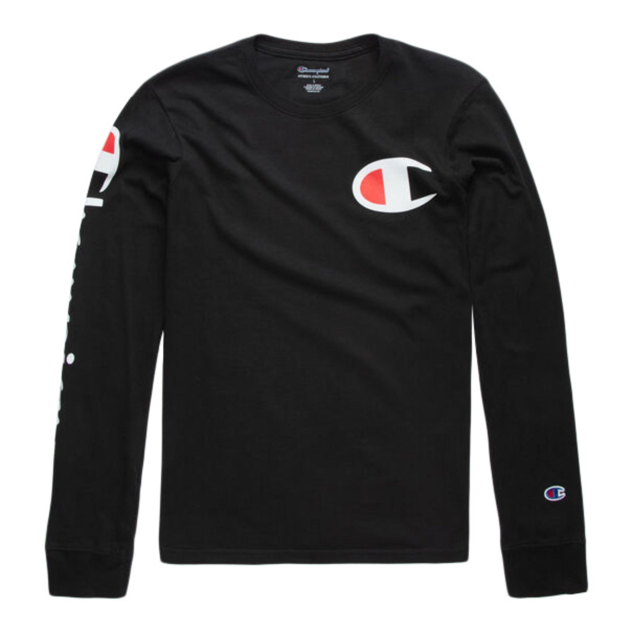 Heritage Script Sleeve Long Sleeve Tee - Denny's