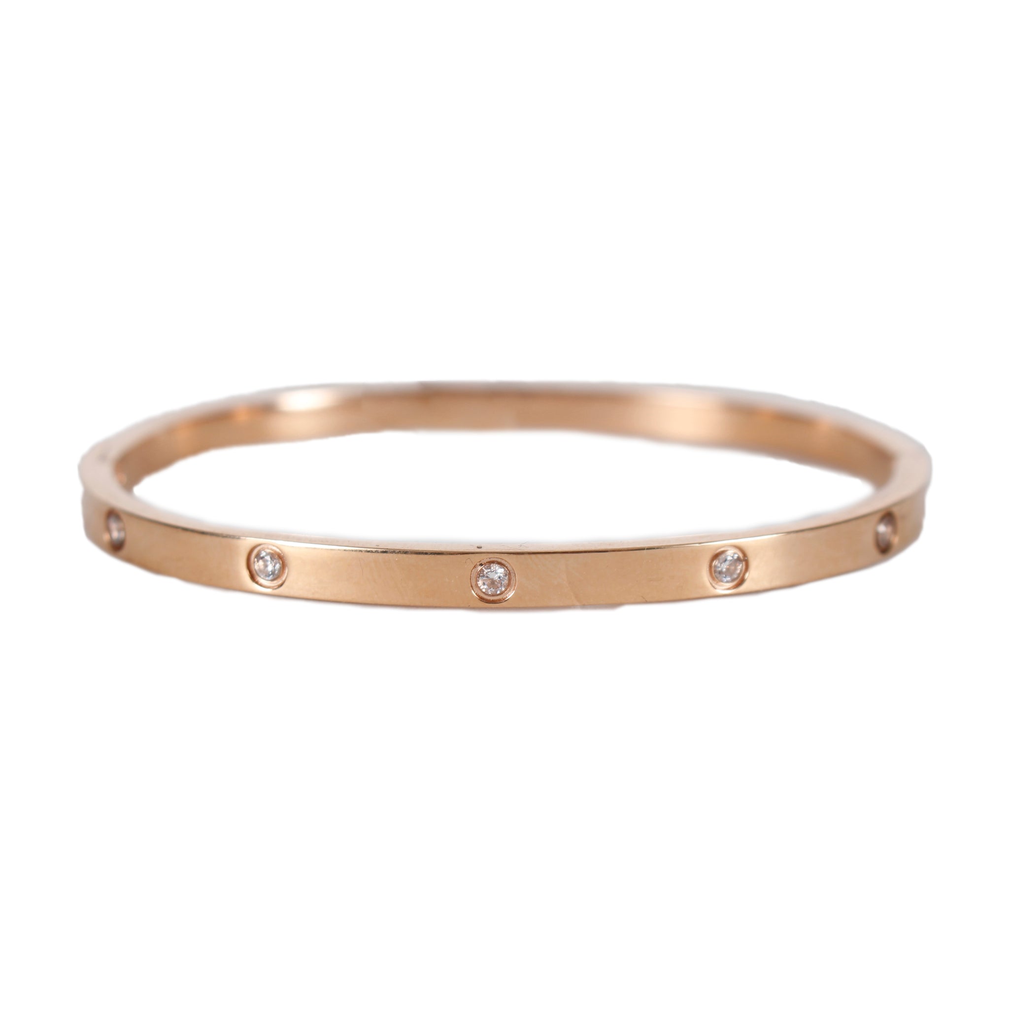 Bangle with Flush Stones - Denny's