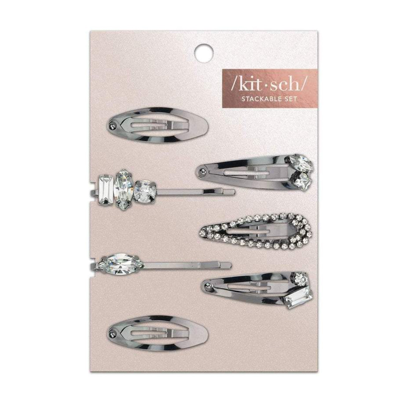 Stackable 7pc Set Hair Clips - Denny's
