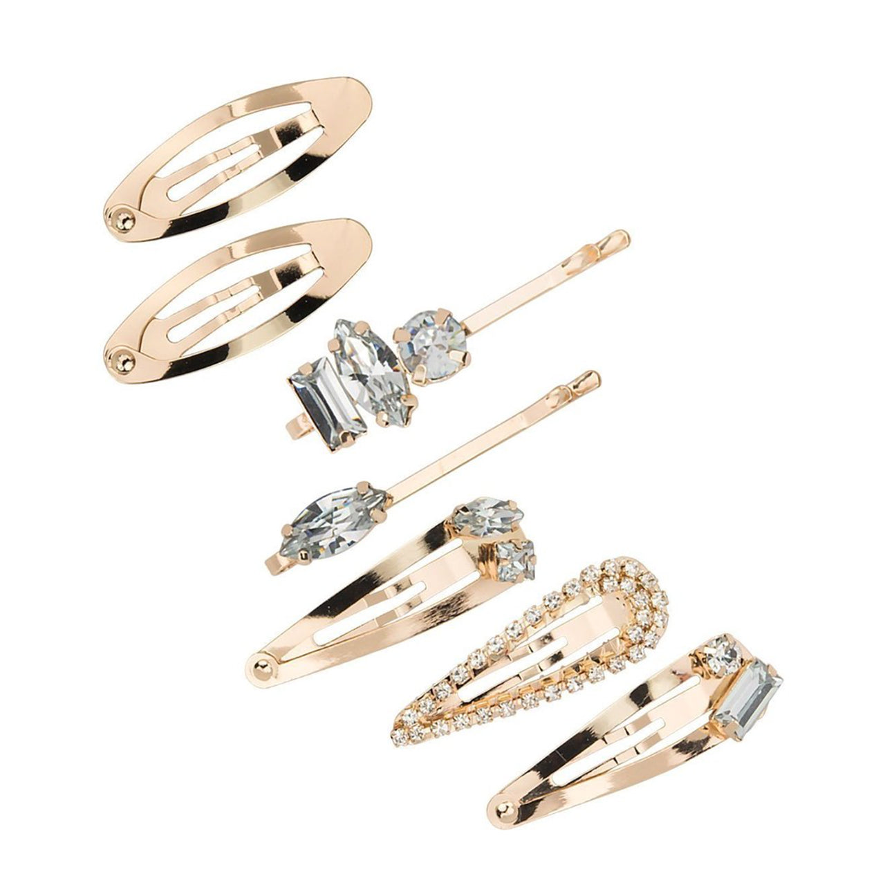 Stackable 7pc Set Hair Clips - Denny's