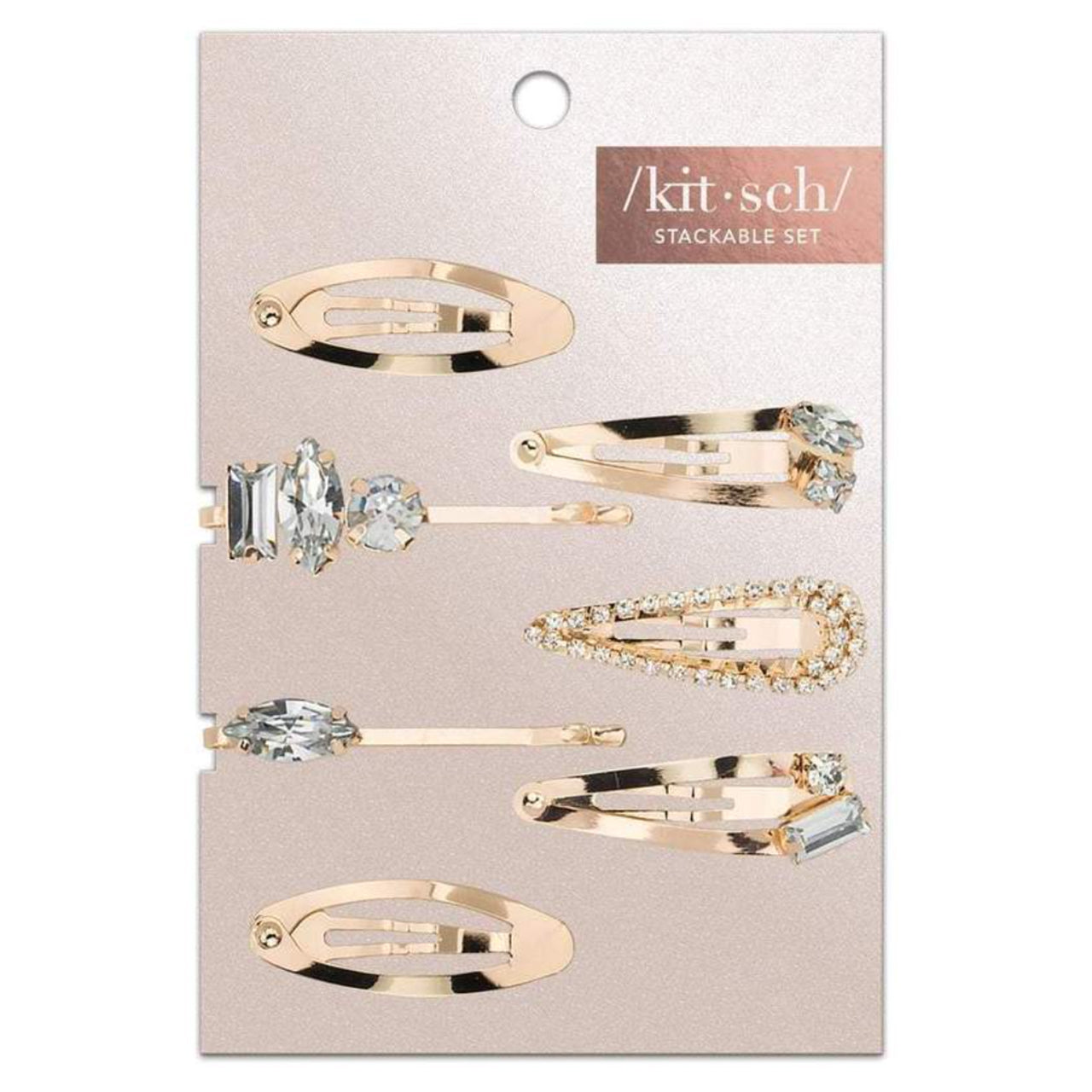 Stackable 7pc Set Hair Clips - Denny's