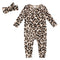 2pc Leopard Romper & Headband - Denny's