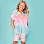 Cotton Candy Plush Romper - Denny's