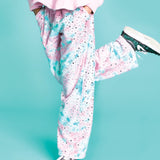 Silver Star Tie Dye Plush Pant - Denny's