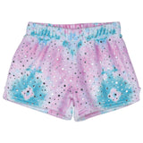 Silver Star Tie Dye Plush Short - Denny's