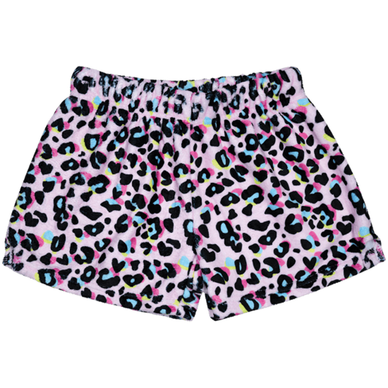 Pink Leopard Plush Short - Denny's