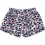 Pink Leopard Plush Short - Denny's