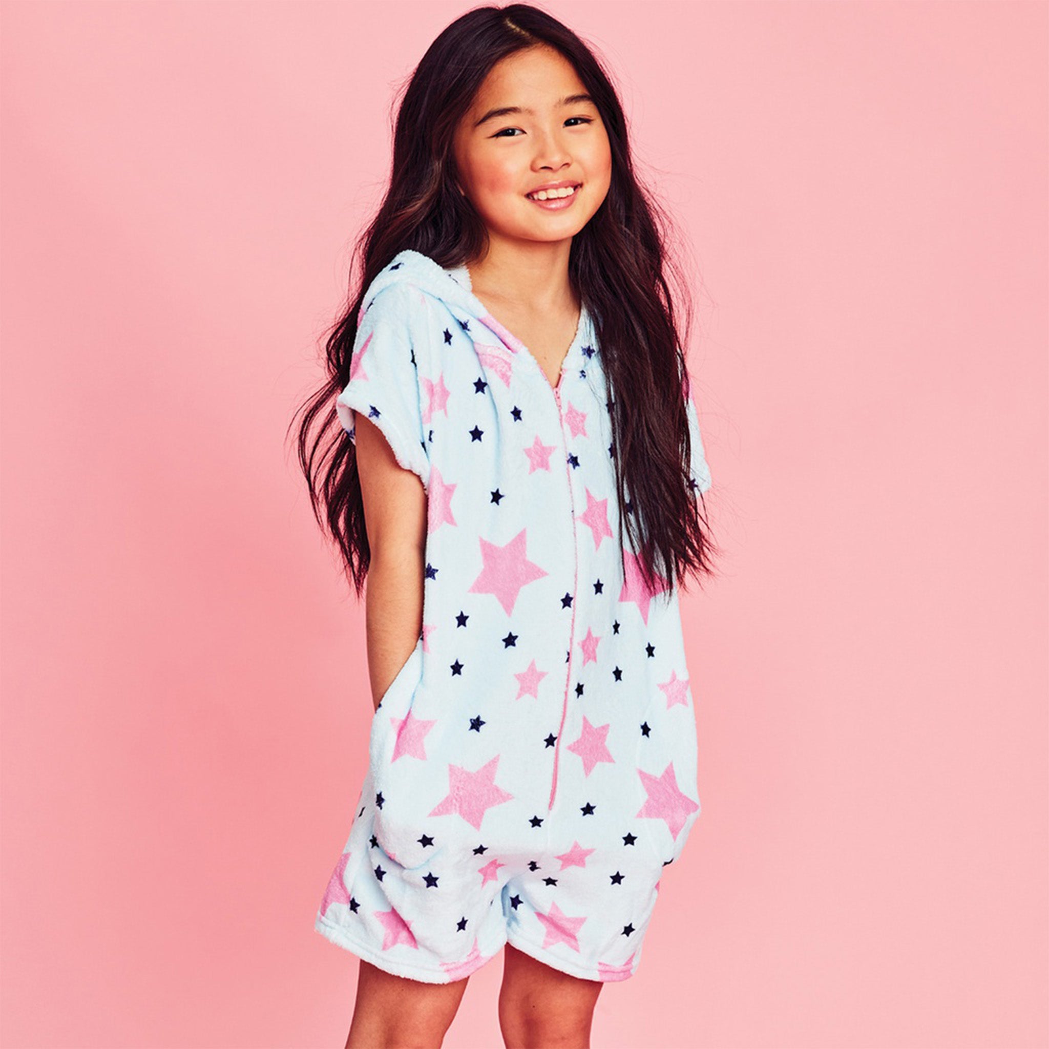 Plush Silver Bright Romper - Denny's