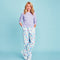 Playful Hearts Plush Pant 7-14 - Denny's