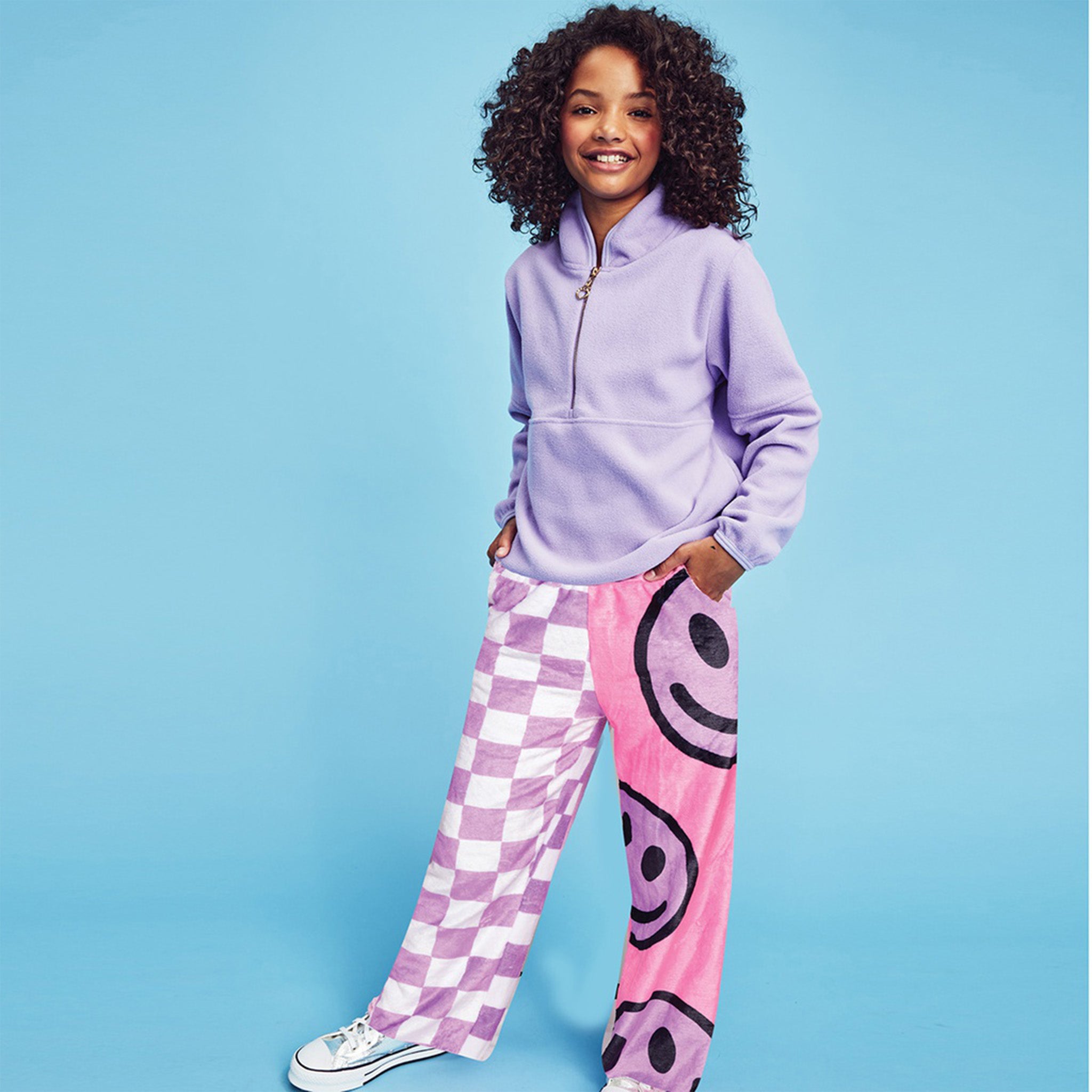 Checked Smiles Lounge Pant - Denny's