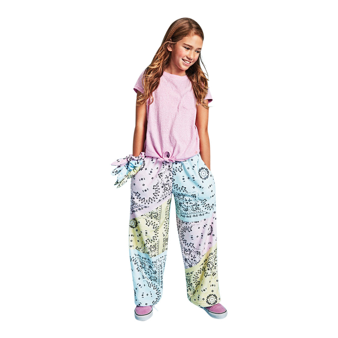 Bandana Patchwork Lounge Pant Plush - Denny's