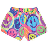 Spray Paint Smlies Plush Shorts - Denny's