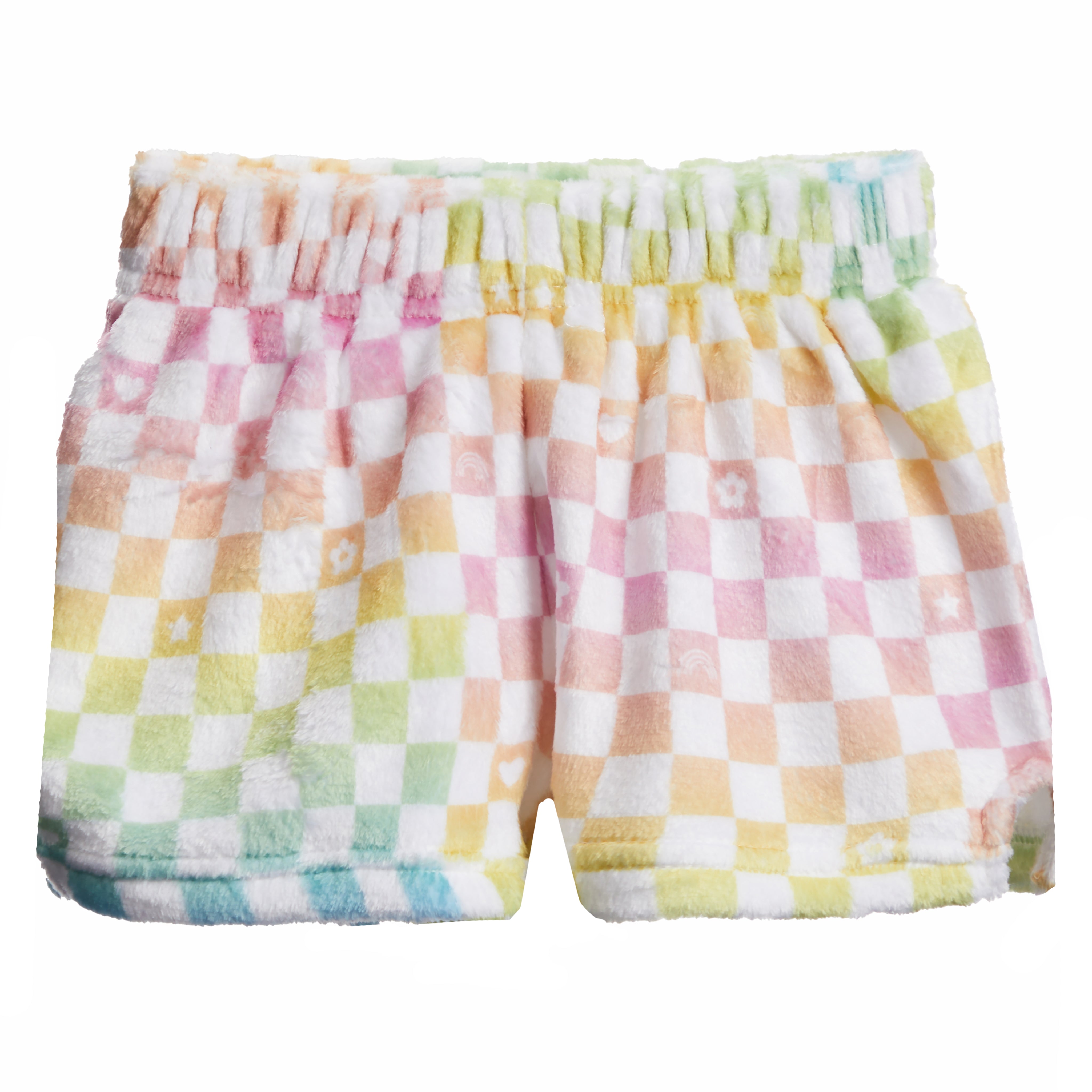 Ombre Checkerboard Plush Short - Denny's
