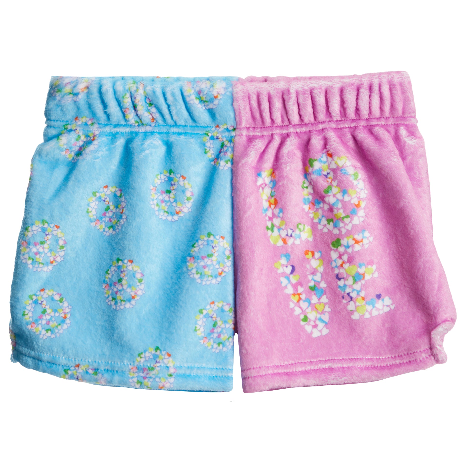 Peace And Love Plush Short - Denny's