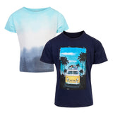 Palms  & Tie Dye 2 Pack Tee - Denny's