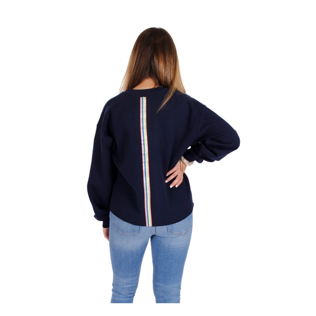 Sweatshirt with Slit V with Neon Love - Denny's