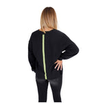 Neon Stars Slit V Sweatshirt - Denny's