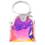 Irredescent Gold and Pink Glitter Loop Purse - Denny's