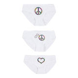 Heart &  Peace 3 Pack Underwear - Denny's