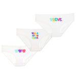 Stitched Heart 3 Pack Bikini - Denny's