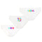 Stitched Heart 3 Pack Bikini - Denny's
