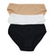 Essentials Bikini 3 Pack - Wht/Blk/ Nude - Denny's
