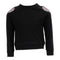 Long Sleeve Hi Lo Top with Heart Stone Shoulders - Denny's