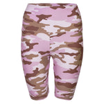 Lilac Camo Biker Short - Denny's