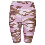 Lilac Camo Biker Short - Denny's