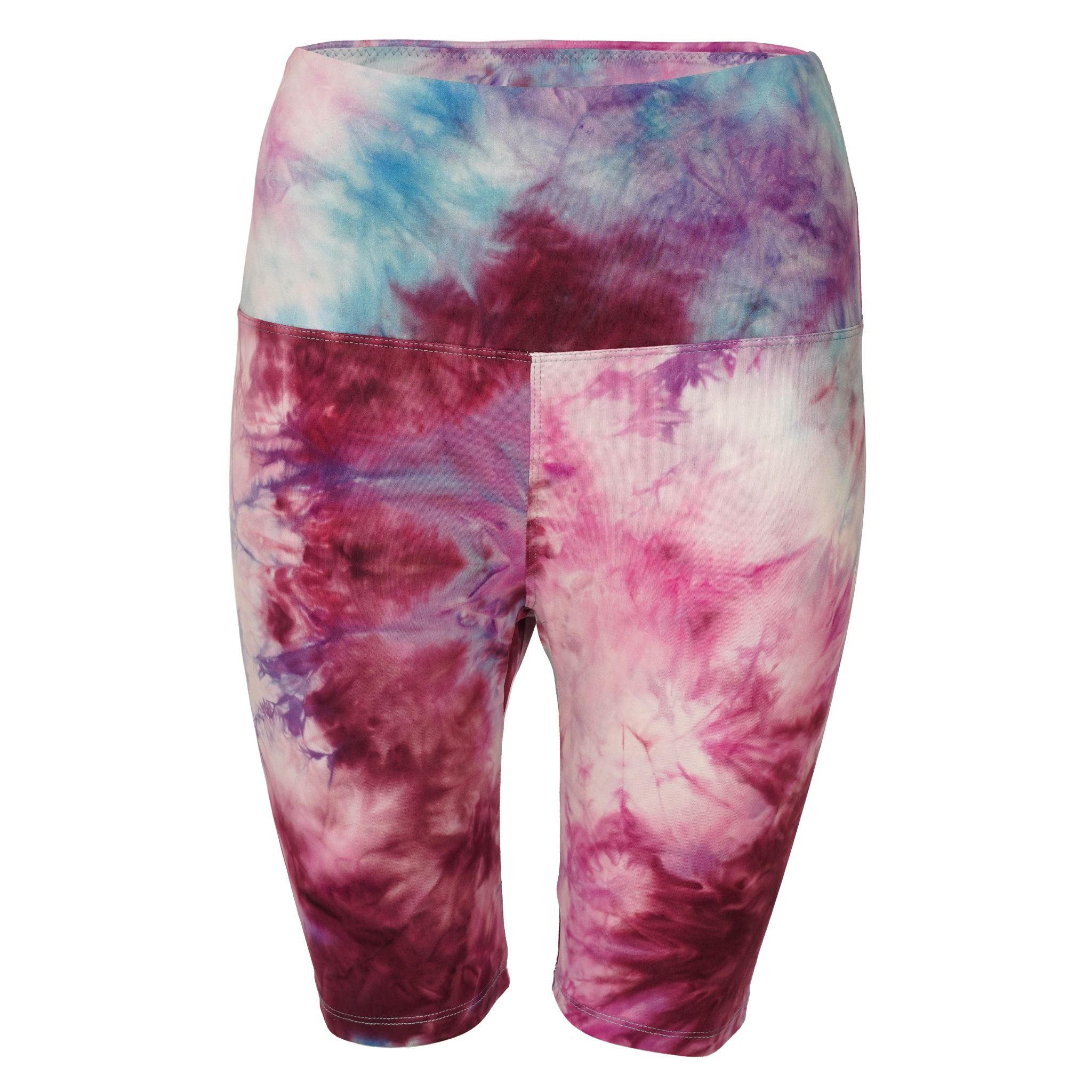 Purple Tie Dye Bike Short - Denny's